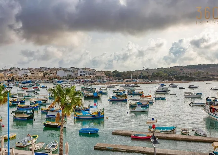 Seaview Townhouse, Steps From Market By 360 Estates Marsaxlokk